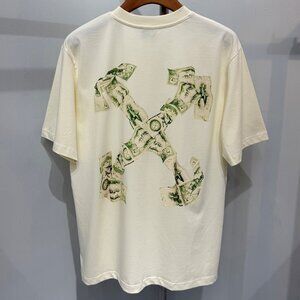Off-White Beige Cash Arrow T-shirt